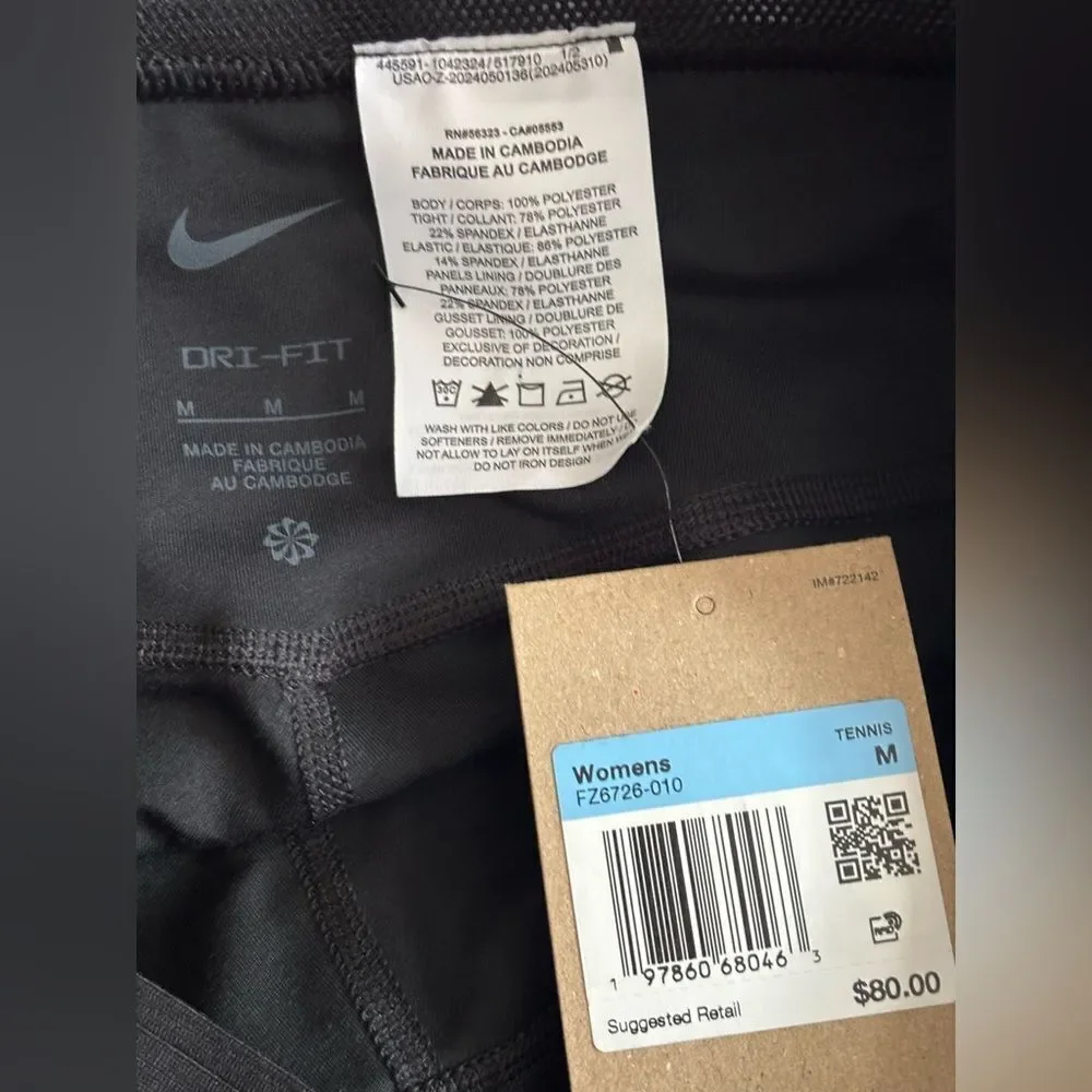 Nike Black Skater Mini Skirt Pleated Casual